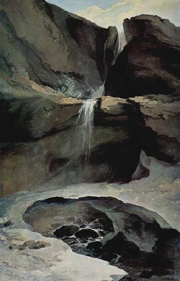 Caspar Wolf Der Geltenbachfall im Winter